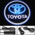 СВЕТОДИОДНАЯ ПРОЕКЦИЯ ПРИ ОТКРЫВАНИИ ДВЕРЕЙ С ЛОГОТИПОМ TOYOTA для Toyota Camry V-50(Тойота Камри 50/2012-)