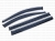 Дефлекторы боковых окон оригинальные с хром. молдингом Toyota RAV-4 new (Тойота Рав 4/ 2013-)